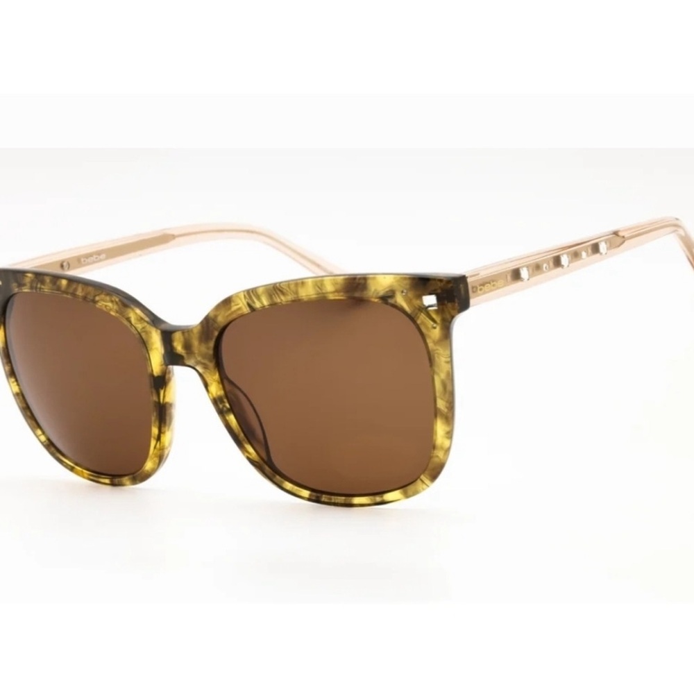 Bebe Brown/Green/Gold Sunglasses - Picture 6 of 7